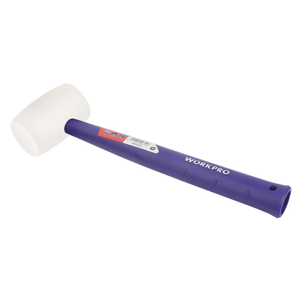 WorkproWORKPRO WP241040 57mm 450Gr PVC PP Saplı Beyaz Kauçuk TokmakWP241040