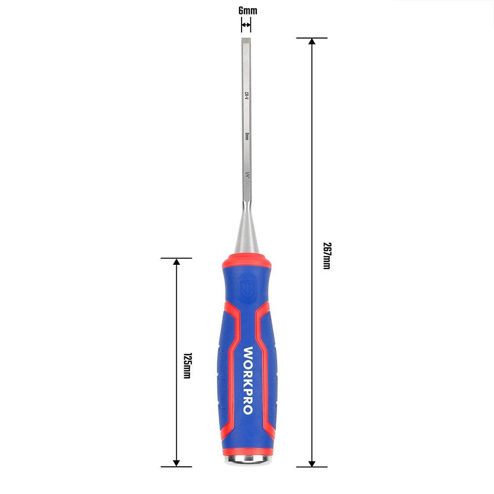 WorkproWORKPRO WP243004 6MM Profesyonel İskarpelaWP243004