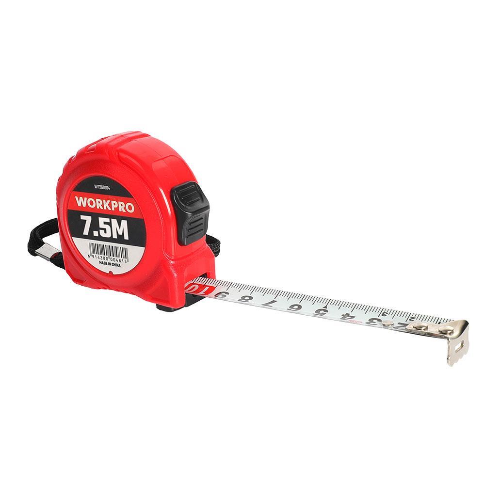 WorkproWORKPRO WP261004 7,5Mx25mm Beyaz Çelik Şerit MetreWP261004