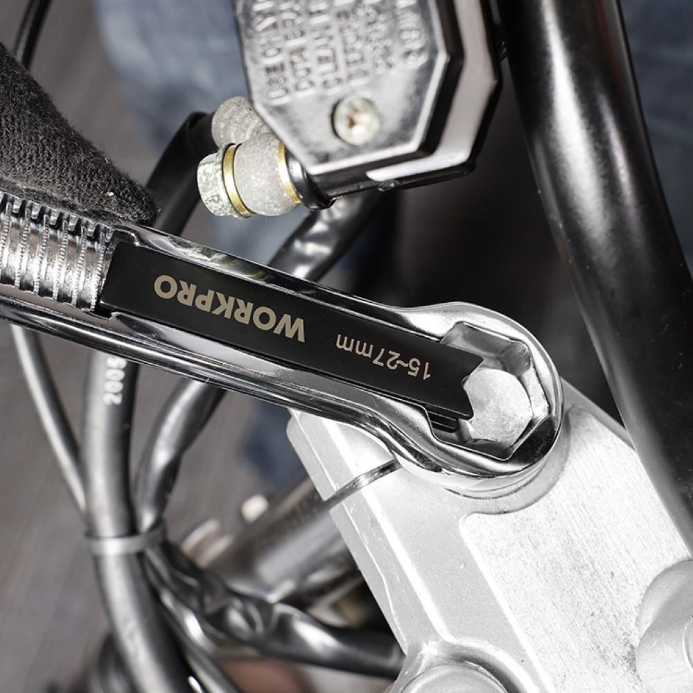 WorkproWORKPRO WP272016 5/27mm CR-V Üniversal Ayarlanabilir Çift Başlı AnahtarWP272016