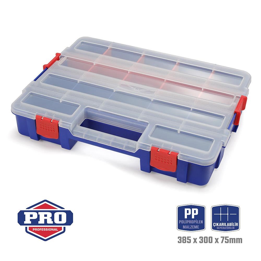 WorkproWORKPRO WP283007 38x30x6,8mm Profesyonel İstiflenebilir OrganizerWP283007