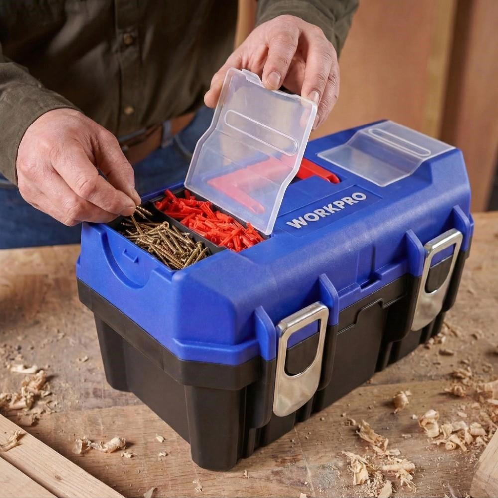 WorkproWORKPRO WP283016 16’’ Metal Kilitli Plastik Takım ÇantasıWP283016
