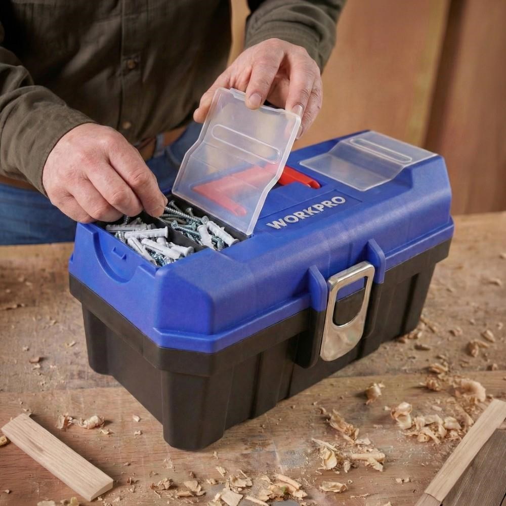 WorkproWORKPRO WP283021 13’’ Metal Kilitli Plastik Takım ÇantasıWP283021