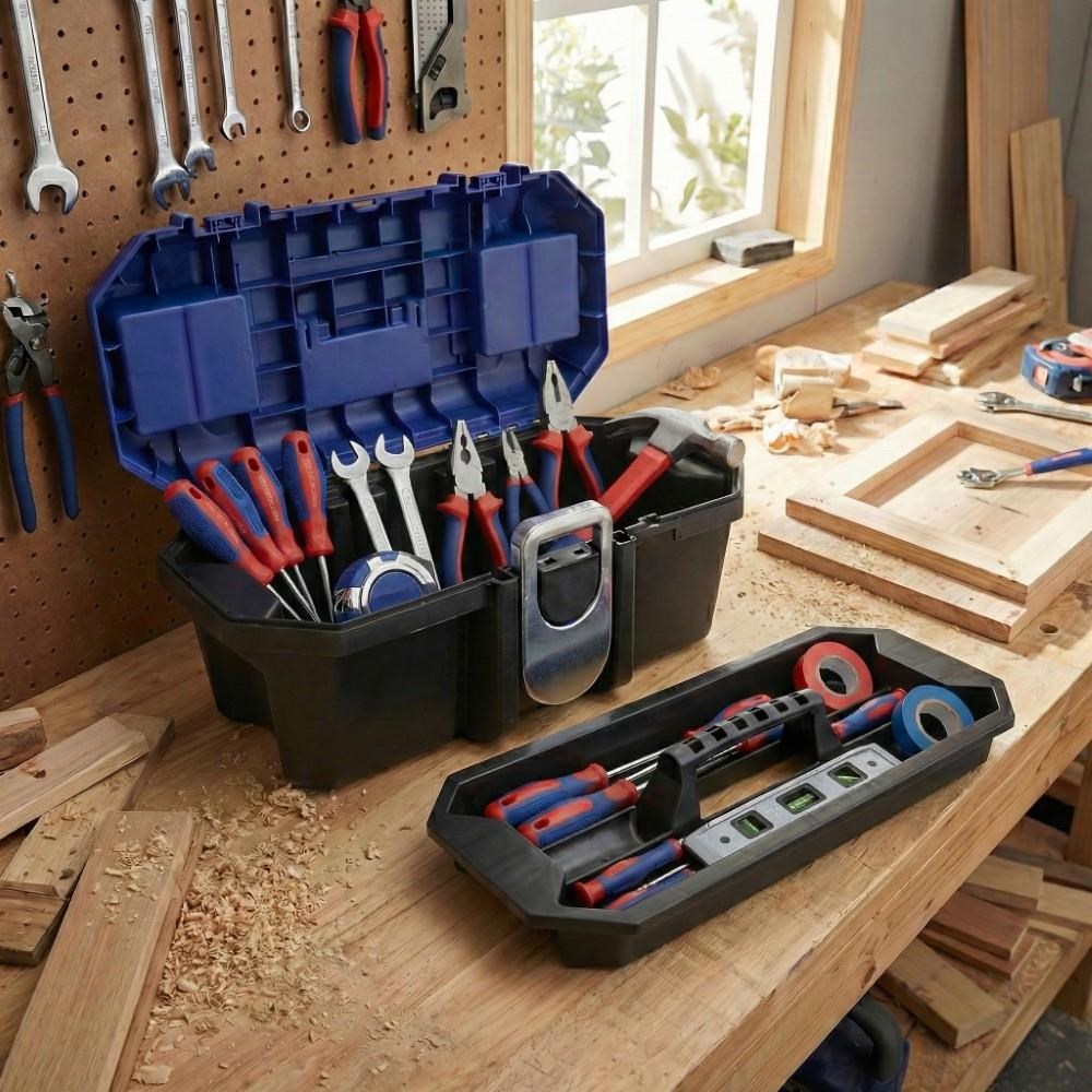 WorkproWORKPRO WP283021 13’’ Metal Kilitli Plastik Takım ÇantasıWP283021
