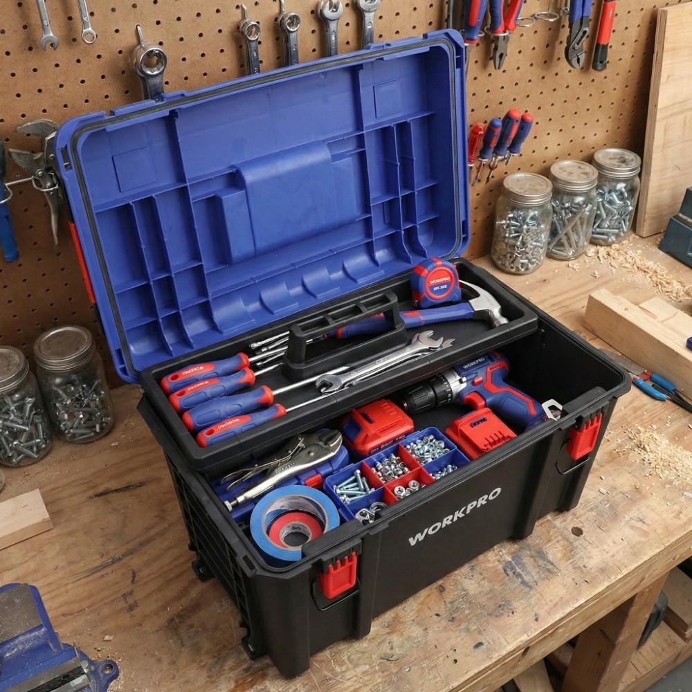 WorkproWORKPRO WP283031 38Lt 56x34x33cm Kilitli Profesyonel Takım ÇantasıWP283031