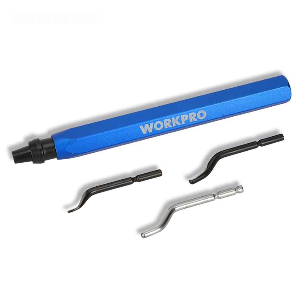 WorkproWORKPRO WP309010 Profesyonel Çapak Temizleme Kalemi + 3 Parça BıçakWP309010