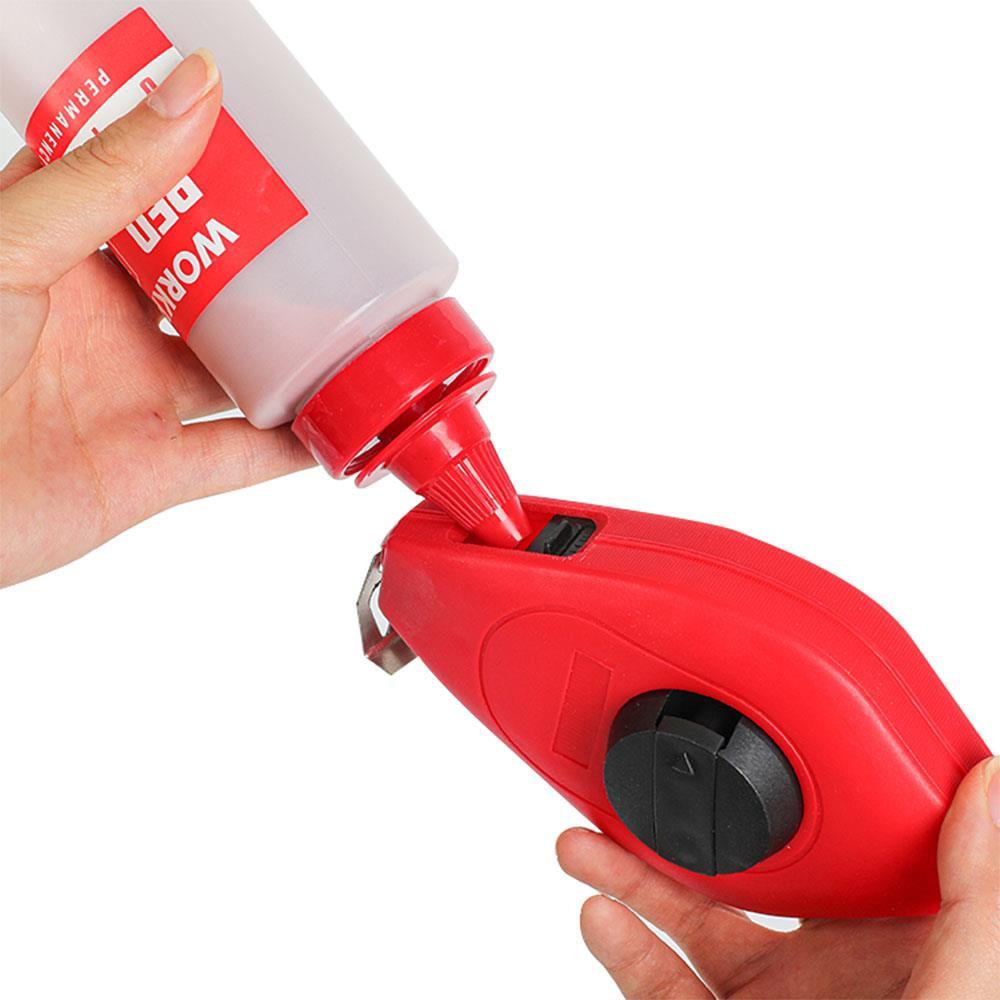 WorkproWORKPRO WP329019 Çizim İpi Seti 115gr Kırmızı Çizim İpi Boyası + Mini Su Terazisi + 30M Çizim İpiWP329019