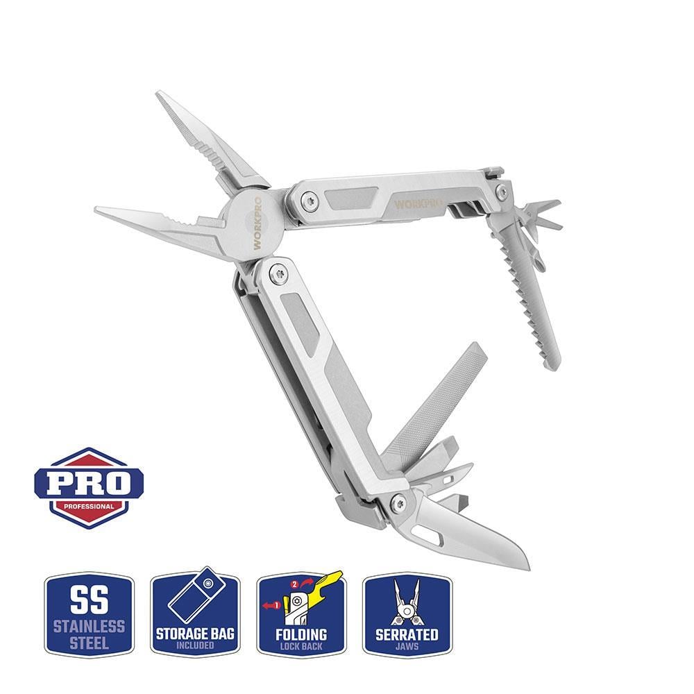 WorkproWORKPRO WP382002 15 IN 1 Çok Fonksiyonlu Profesyonel Pense Seti + Taşıma KılıfıWP382002
