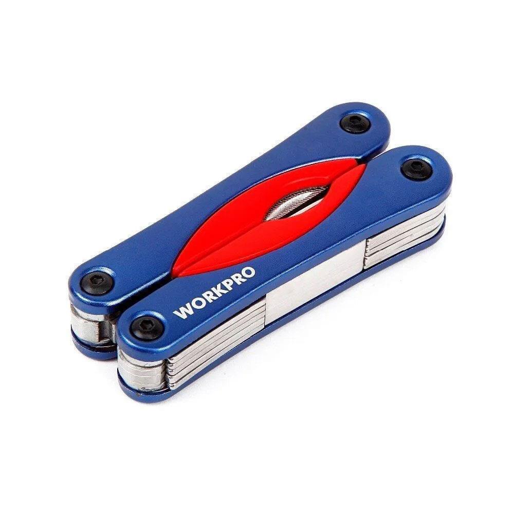 WorkproWORKPRO WP382017 12 IN 1 Çok Fonksiyonlu Profesyonel Mini Pense Seti + Taşıma KılıfıWP382017