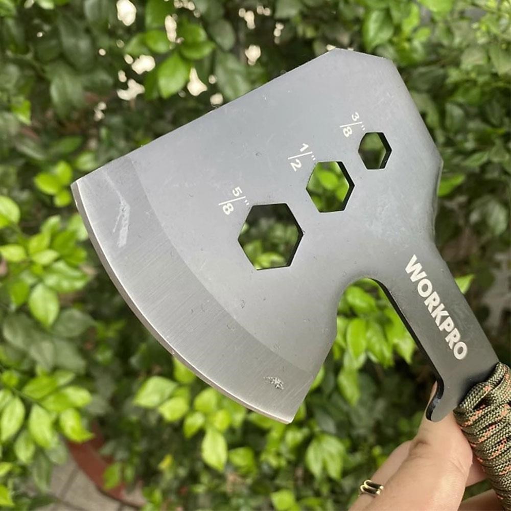 WorkproWORKPRO WP383002 250MM Çok Fonksiyonlu Kamp Baltası + Magnezyum AteşleyiciWP383002