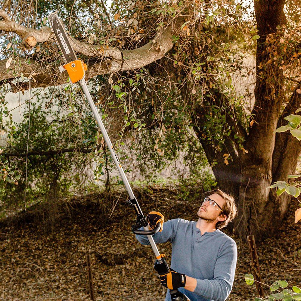 WorxWORX WA0222 WG186E.1 ile Uyumlu 25CM Teleskobik Uzatmalı Zincirli Dal Budama BaşlığıWA0222