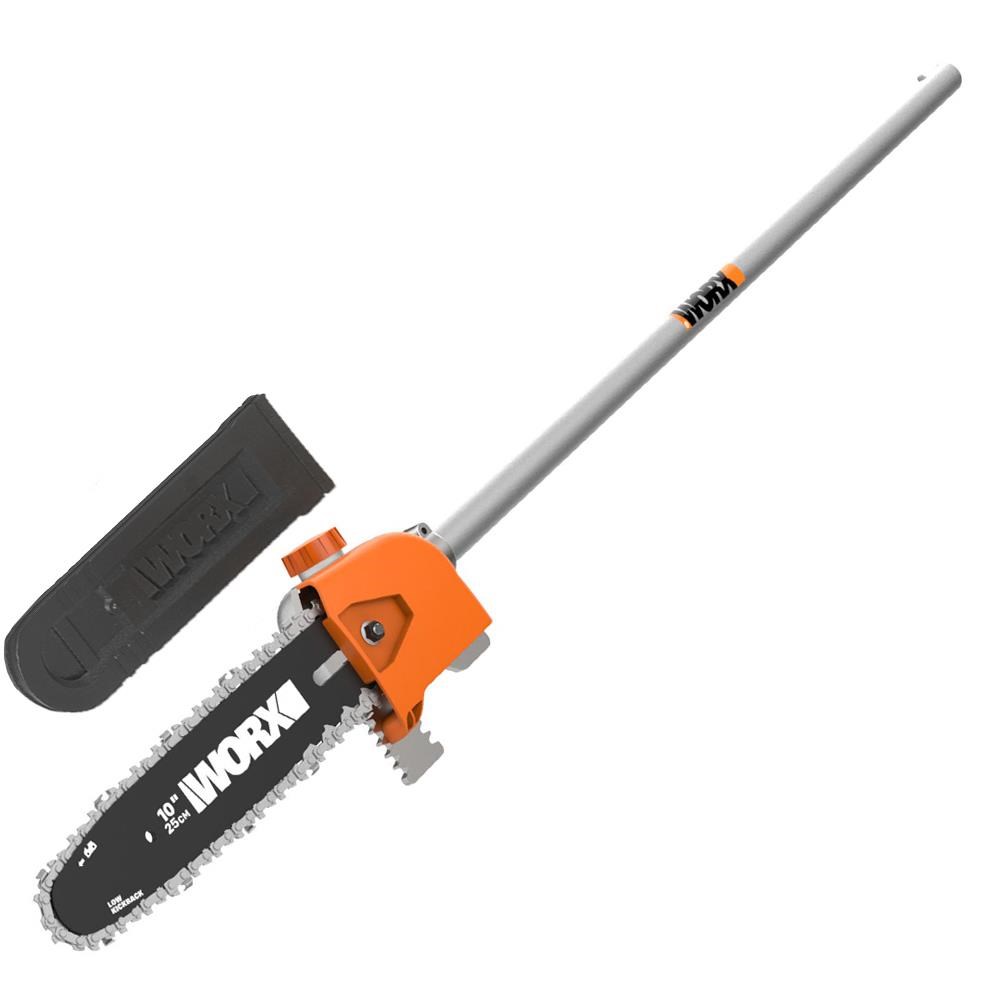 WorxWORX WA0222 WG186E.1 ile Uyumlu 25CM Teleskobik Uzatmalı Zincirli Dal Budama BaşlığıWA0222