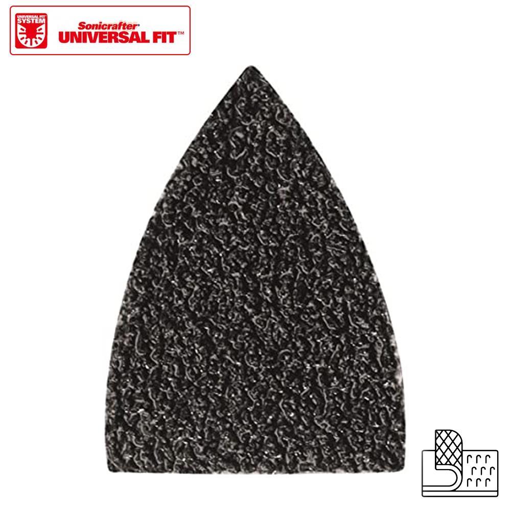 WorxWORX WA2121 Çok Amaçlı Raspalama Makinası İçin 34x34mm 20Adet 80Kum Cırtlı Universal Parmak Zımpara KâğıdıWA2121