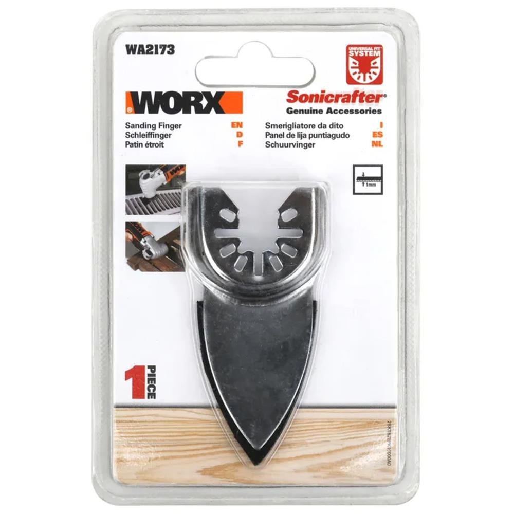 WorxWORX WA2173 Çok Amaçlı Raspalama Makinası İçin 1mm Cırtlı Universal Parmak Zımpara TabanıWA2173