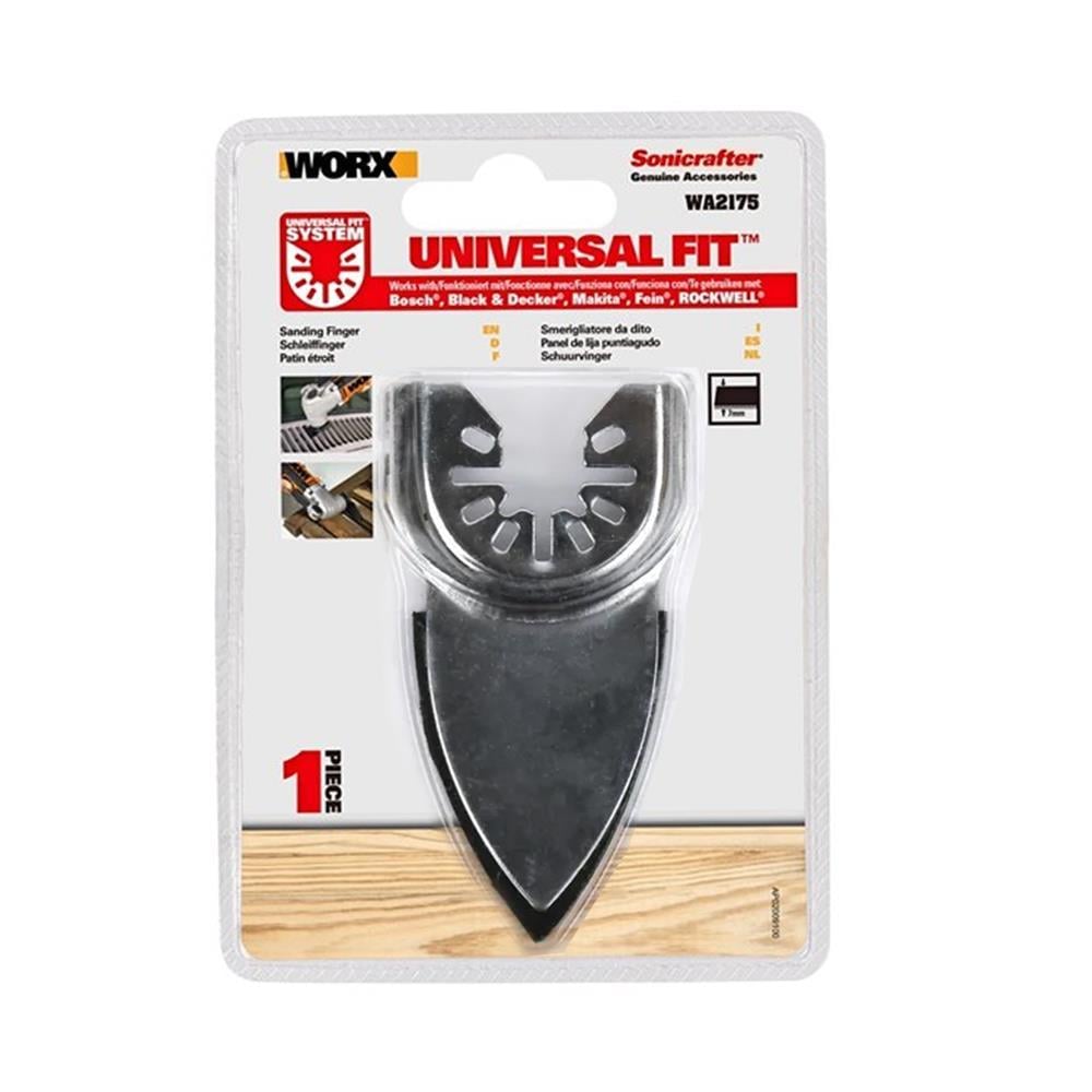 WorxWORX WA2175 Çok Amaçlı Raspalama Makinası İçin 7mm Cırtlı Universal Parmak Zımpara TabanıWA2175