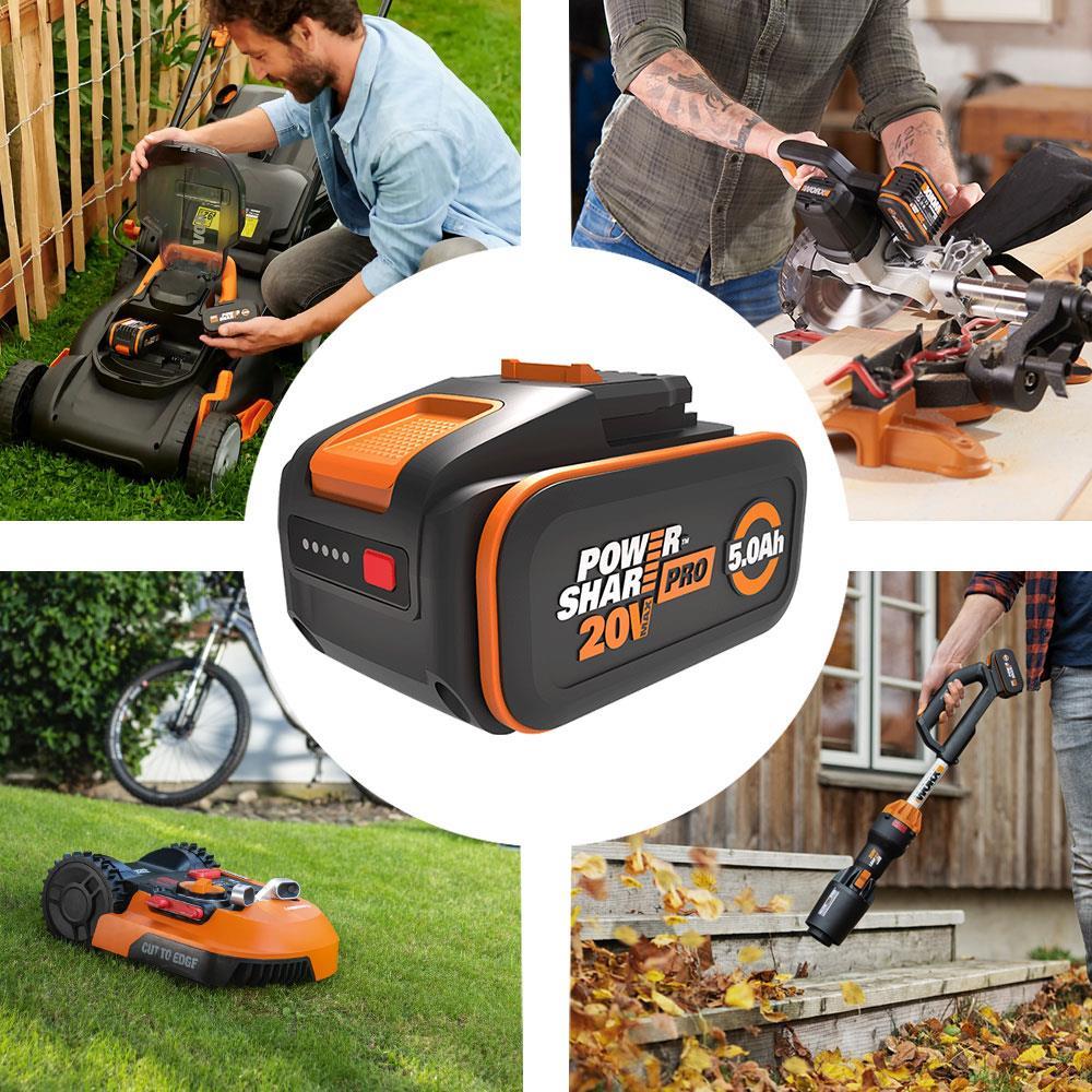 WorxWORX WA3645 20Volt 5.0Ah Li-ion PowerShare Pro Yedek AküWA3645