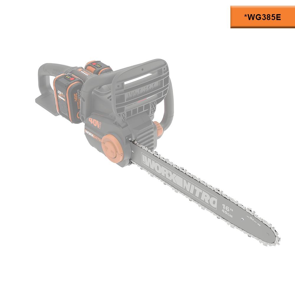 WorxWORX WA4123 40CM 16’’ WG385E Şarjlı Testere İçin Yedek ZincirWA4123