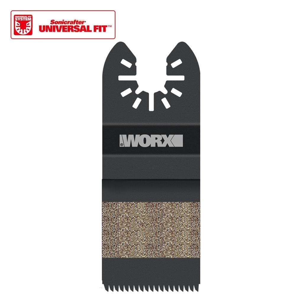 WorxWORX WA4960 Çok Amaçlı Raspalama Makinası İçin 35x40mm Ahşap, PVC Universal Kesme ve Zımparalama BıçağıWA4960