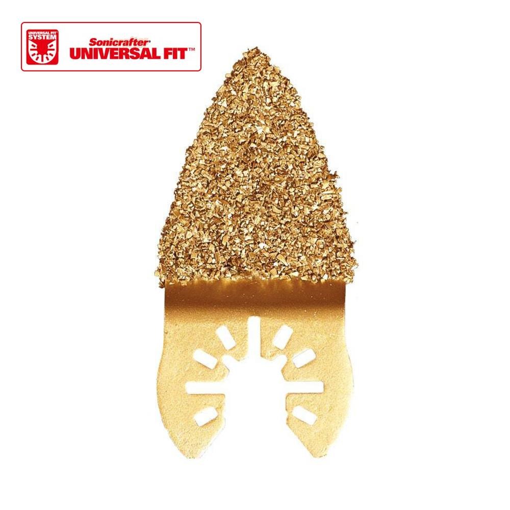WorxWORX WA4967 Çok Amaçlı Raspalama Makinası İçin 33x33mm Karbür Kaplama Harç, Boya, Yapıştırıcı Universal Parmak Zımpara BaşlığıWA4967