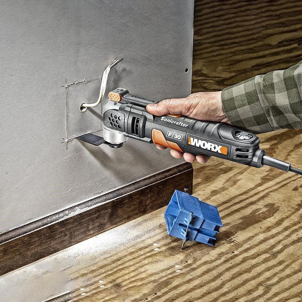 WorxWORX WA4986 Çok Amaçlı Raspalama Makinası İçin 10x20mm Metal, Ahşap, Fiberglas, PVC Universal Hassas Kesme BıçağıWA4986