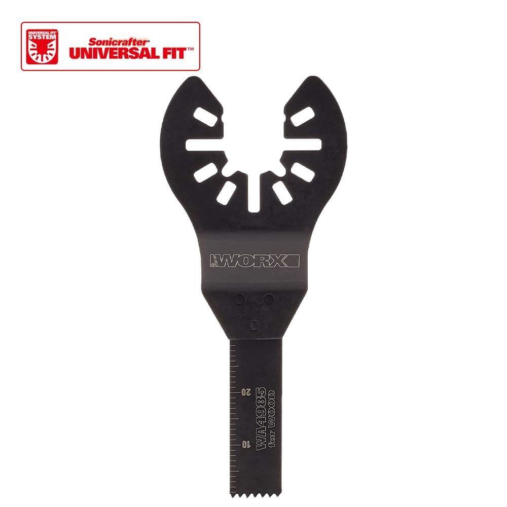 WorxWORX WA4986 Çok Amaçlı Raspalama Makinası İçin 10x20mm Metal, Ahşap, Fiberglas, PVC Universal Hassas Kesme BıçağıWA4986