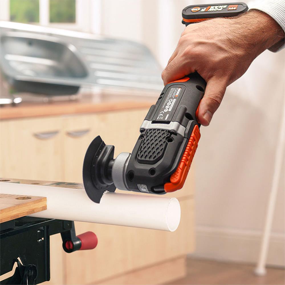 WorxWORX WA5010 Çok Amaçlı Raspalama Makinası İçin 80mm 180˚ Metal, Ahşap, Fiberglas, PVC Universal Kesme BıçağWA5010