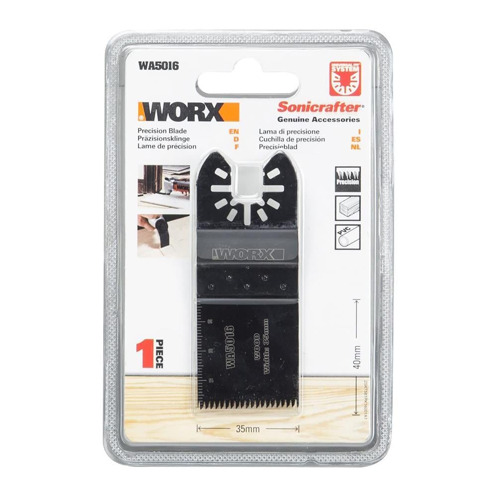 WorxWORX WA5016 Çok Amaçlı Raspalama Makinası İçin 35x40mm Ahşap ve PVC Universal Hassas Kesme BıçağıWA5016