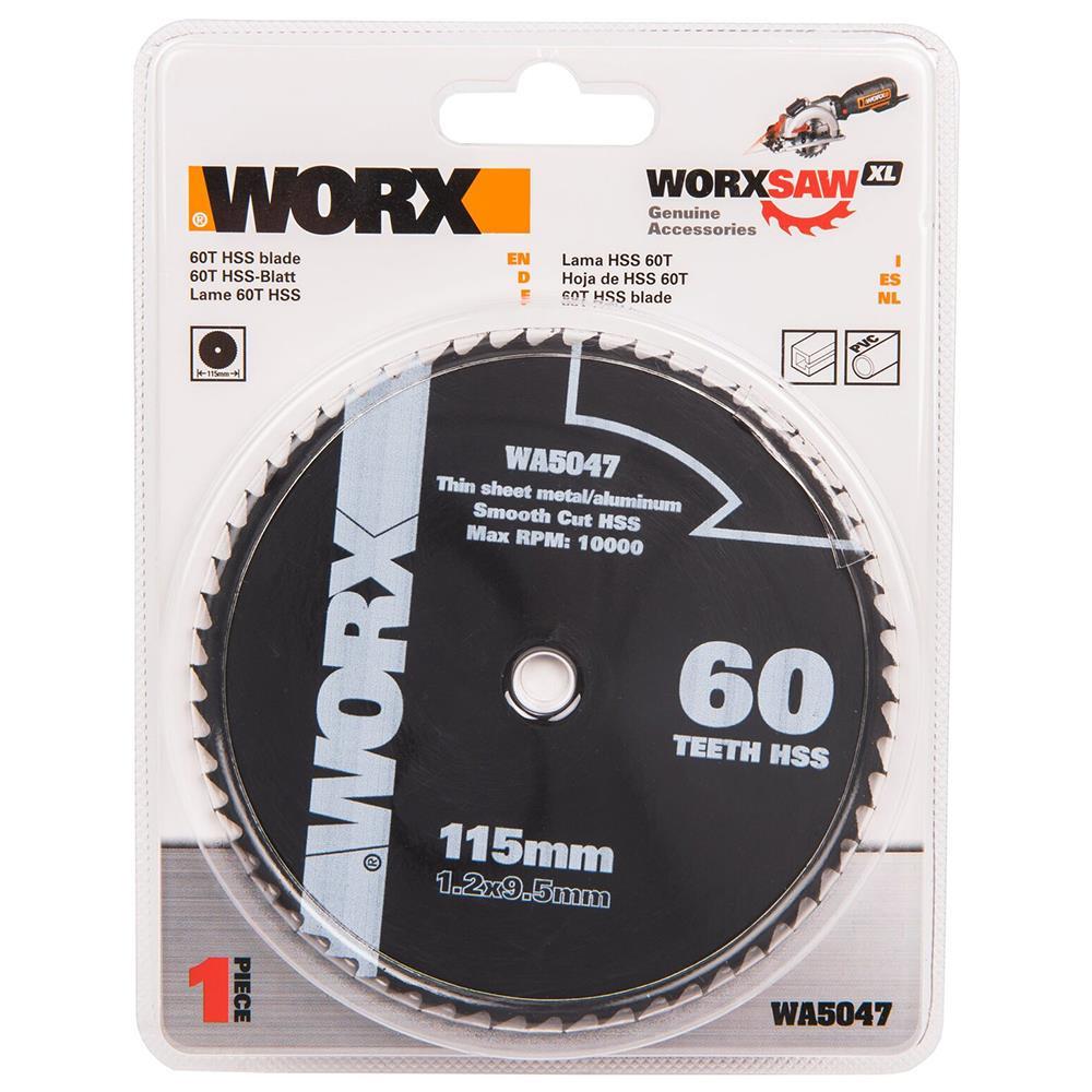 WorxWORX WA5047 115x9,5mm Alüminyum, PVC, Sac Kesme, Daire Testere BıçağıWA5047