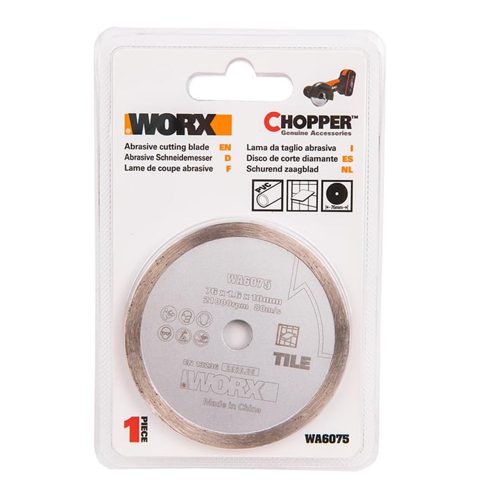 WorxWORX WA6075 WX801 İçin 76x10mm Fayans, Seramik, Mermer Elmas Kesme DiskiWA6075