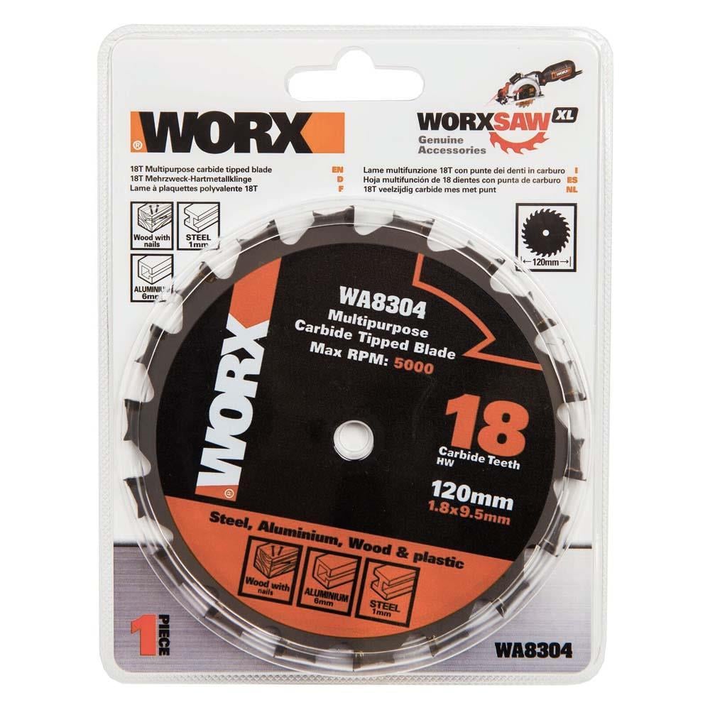 WorxWORX WA8304 120x9,5mm Metal, Ahşap, PVC, Alüminyum Kesme, Elmas Daire Testere BıçağıWA8304