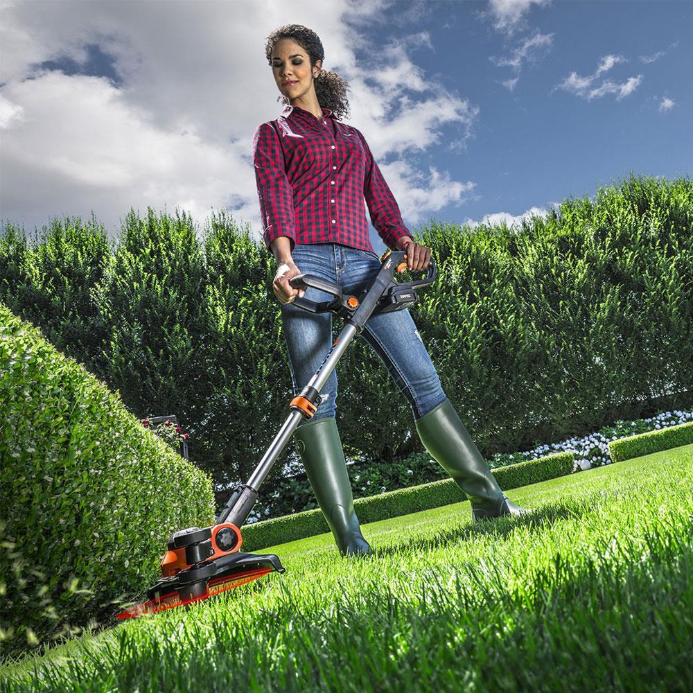 WorxWORX WG163E.2 20Volt 2.0Ah. Li-ion 30cm Profesyonel Teleskobik Misinalı Çim ve Kenar KesmeWG163E.2