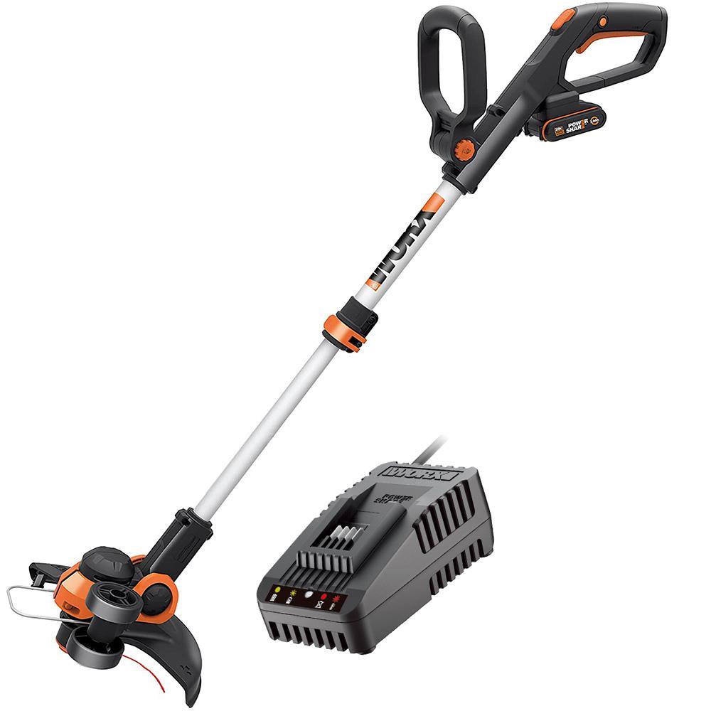 WorxWORX WG163E.2 20Volt 2.0Ah. Li-ion 30cm Profesyonel Teleskobik Misinalı Çim ve Kenar KesmeWG163E.2
