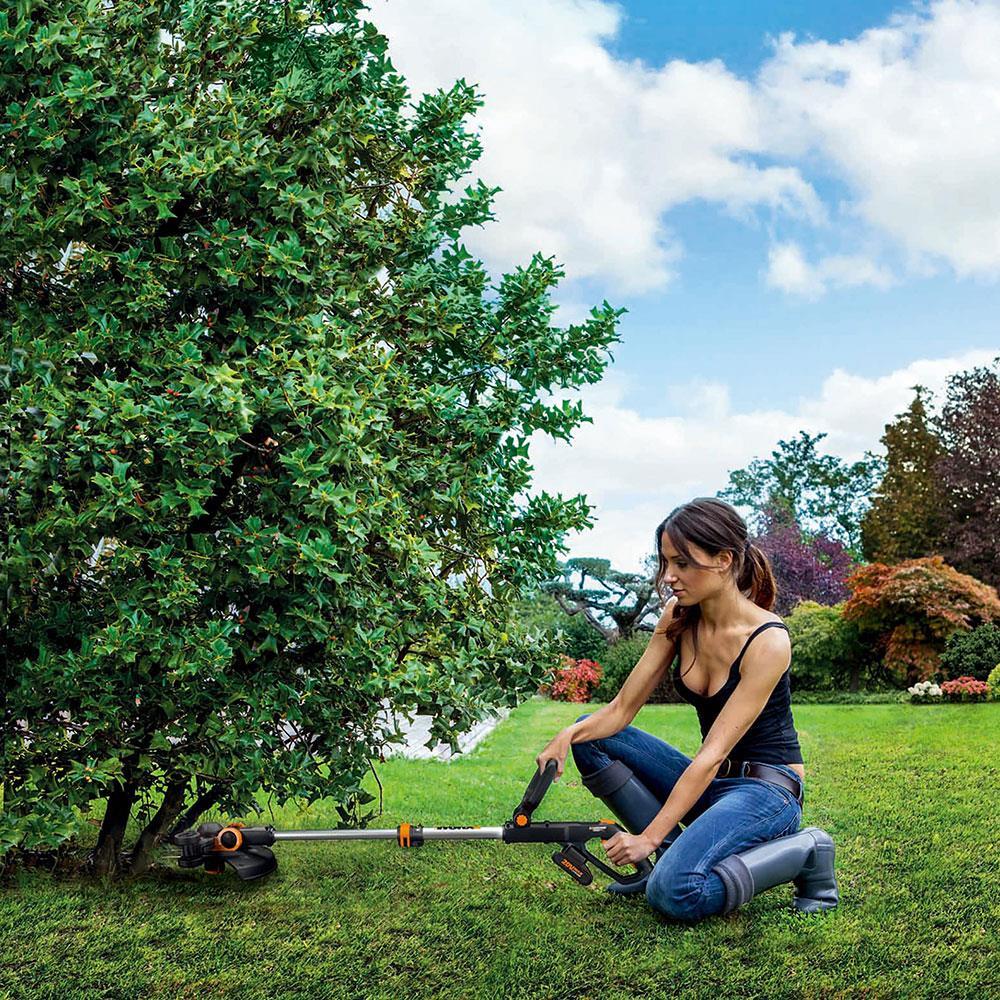 WorxWORX WG163E.2 20Volt 2.0Ah. Li-ion 30cm Profesyonel Teleskobik Misinalı Çim ve Kenar KesmeWG163E.2