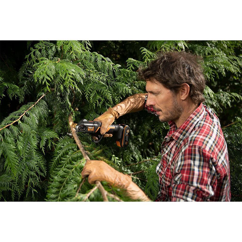 WorxWORX WG330E 20Volt 2.0A Li-ion Tek Akülü Profesyonel Kömürsüz Dal Budama MakasıWG330E