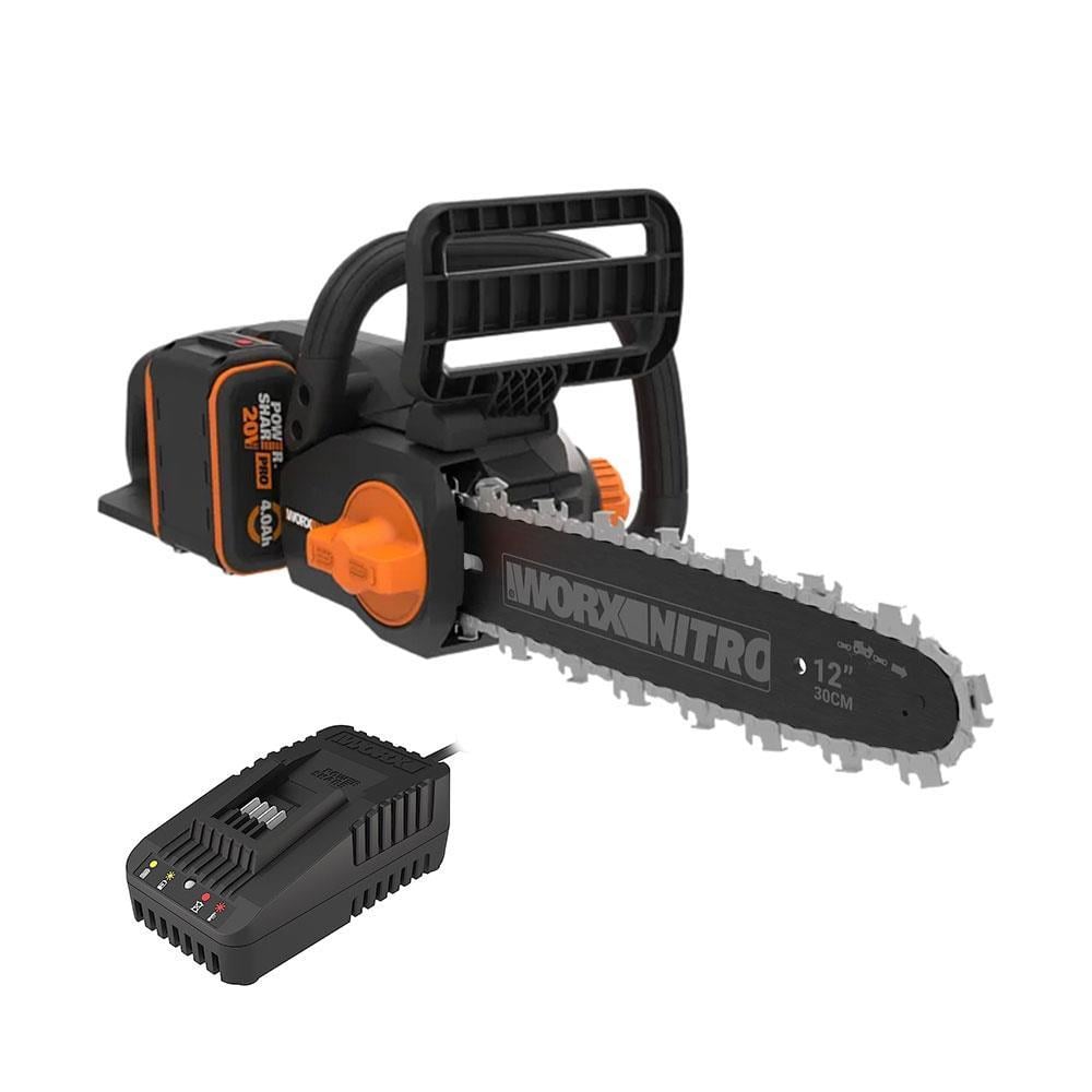 WorxWORX WG350E 20Volt 4.0Ah Li-ion 30CM Profesyonel Şarjlı Kömürsüz Zincirli TestereWG350E