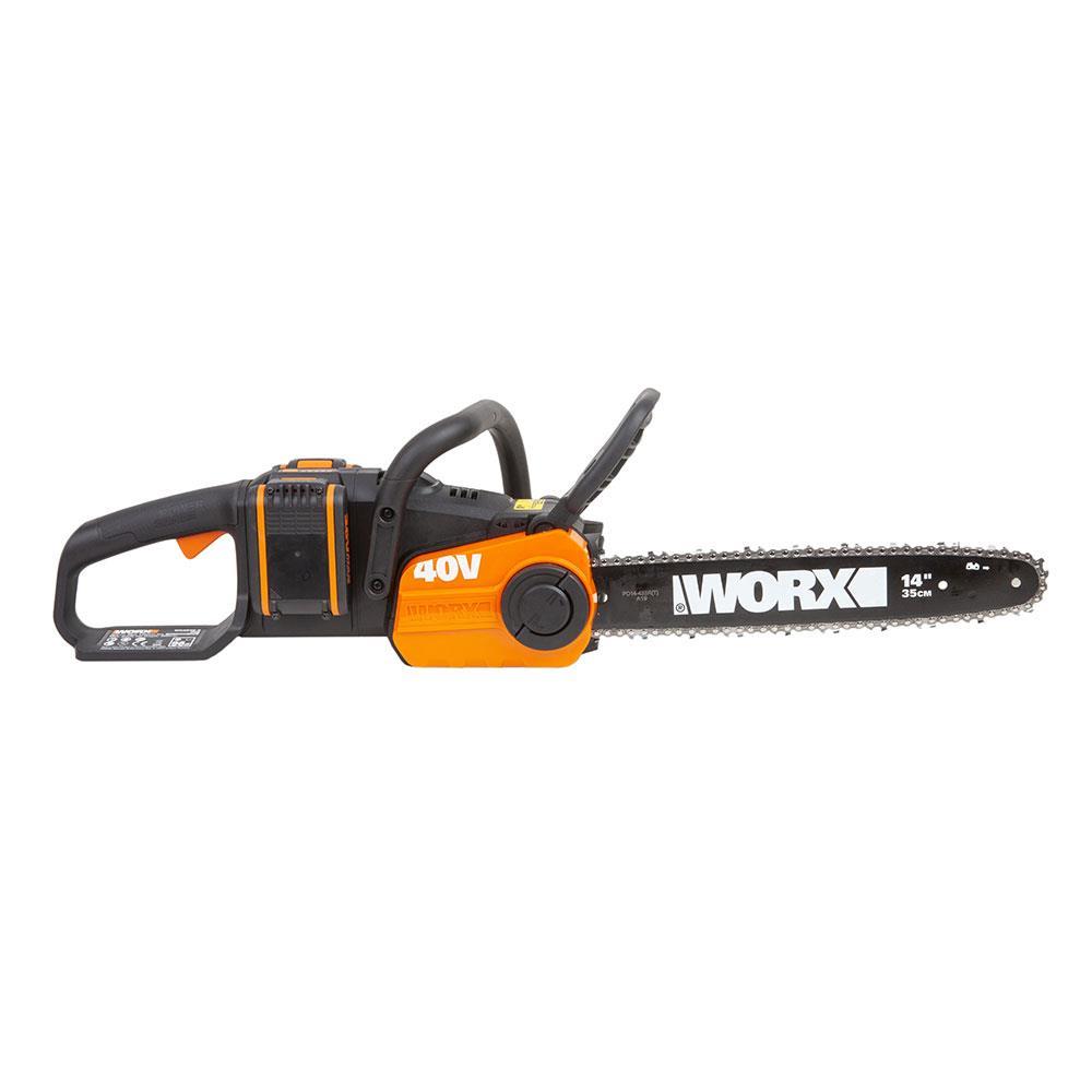 WorxWORX WG384E 40Volt 2.0Ah Li-ion 35CM Profesyonel Şarjlı Kömürsüz Zincirli TestereWG384E