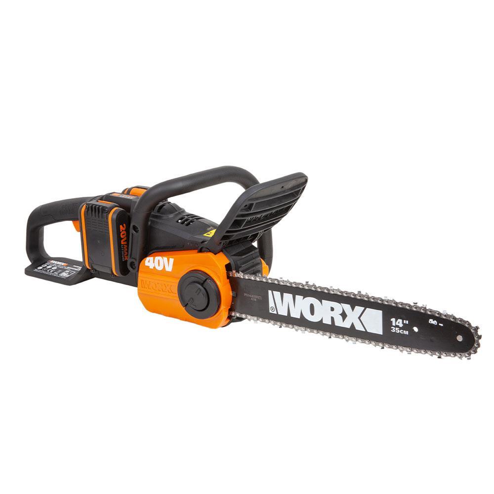 WorxWORX WG384E 40Volt 2.0Ah Li-ion 35CM Profesyonel Şarjlı Kömürsüz Zincirli TestereWG384E