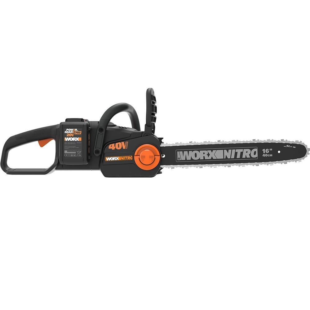 WorxWORX WG385E 40Volt 4.0Ah Li-ion 40CM Profesyonel Şarjlı Kömürsüz Zincirli TestereWG385E