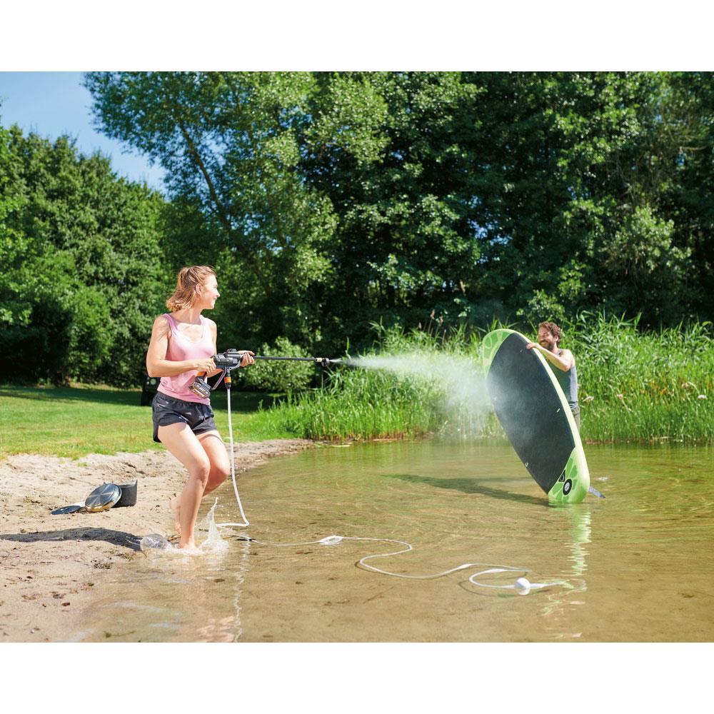 WorxWORX WG620E.2 20Volt 2.0Ah. Li-ion 24 Bar Basınçlı Yıkama Tabancası + 4 Parça Yıkama SetiWG620E.2