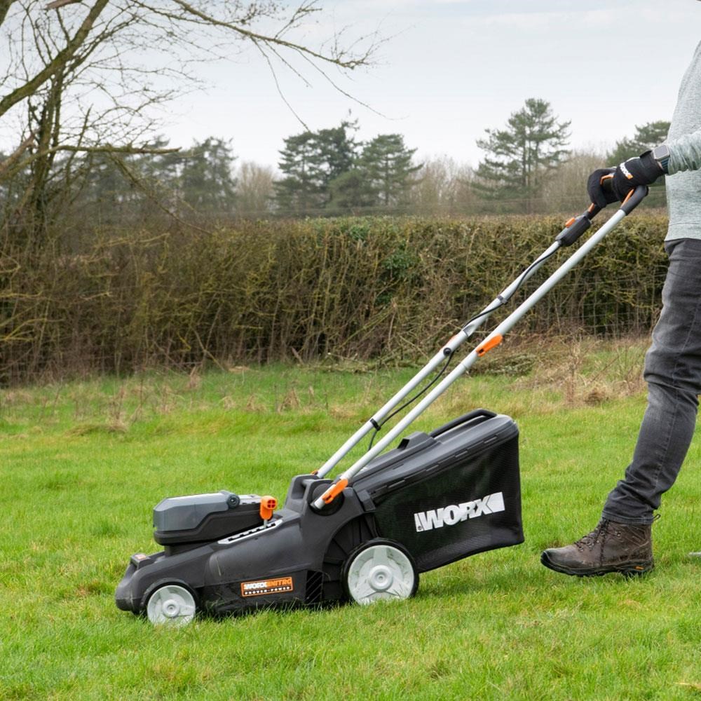 WorxWORX WG737E 40Volt 4.0Ah. Li-ion 37CM Profesyonel Kömürsüz Şarjlı Çim BiçmeWG737E