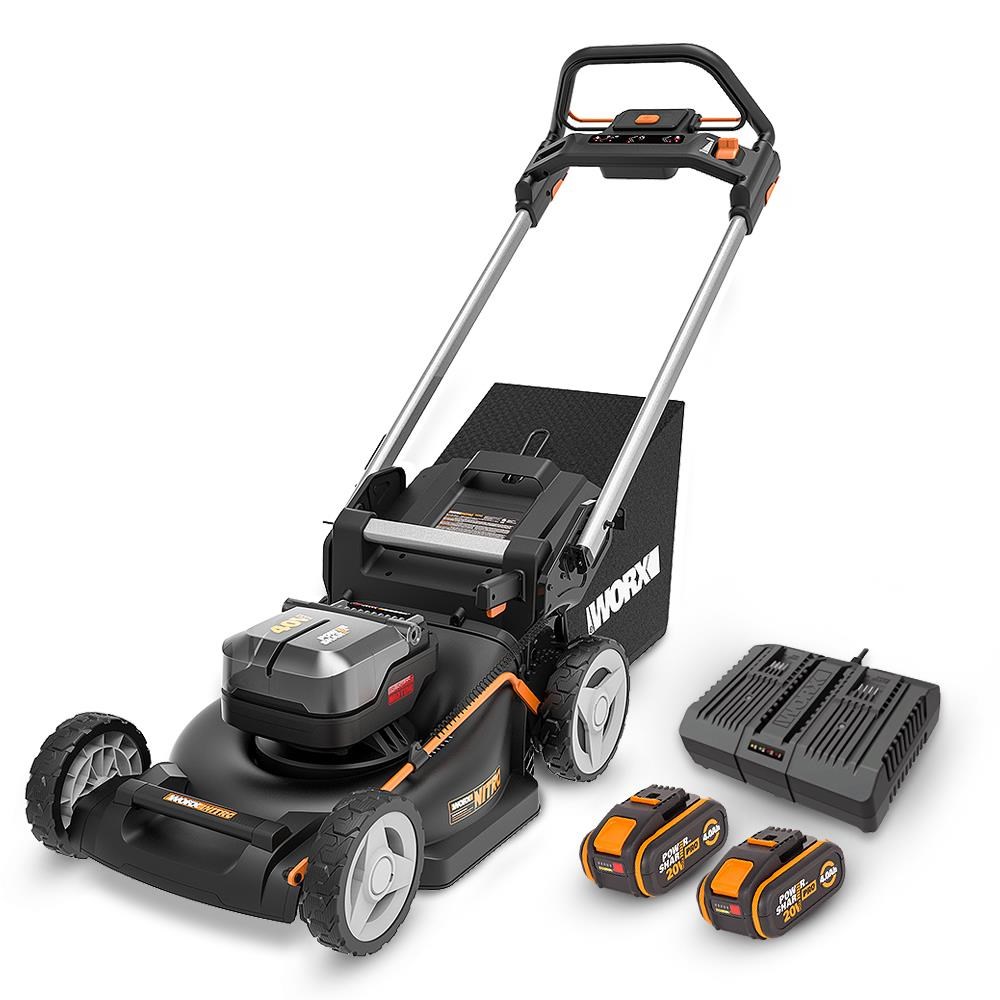 WorxWORX WG749E 40Volt 4.0Ah. Li-ion 46CM Profesyonel Kömürsüz Şarjlı Çim BiçmeWG749E
