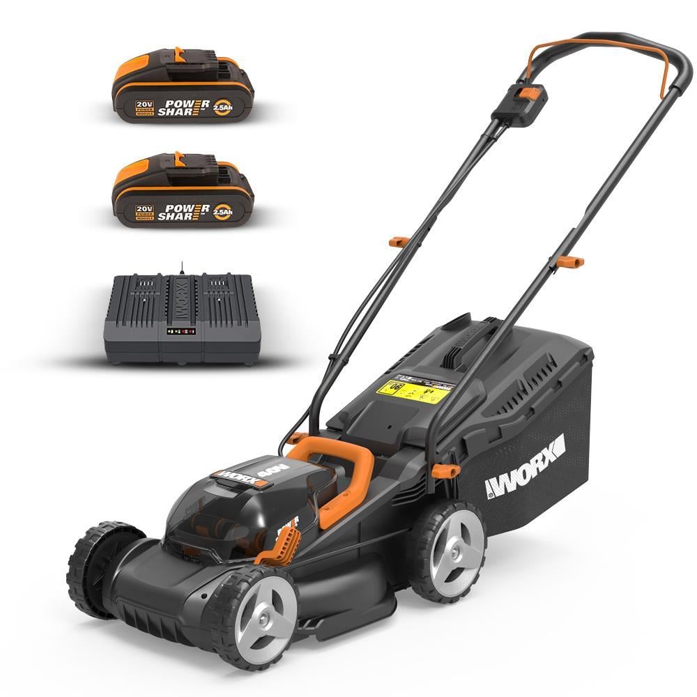 WorxWORX WG779E 40Volt 2.5Ah. Li-ion 34CM Profesyonel Şarjlı Çim BiçmeWG779E