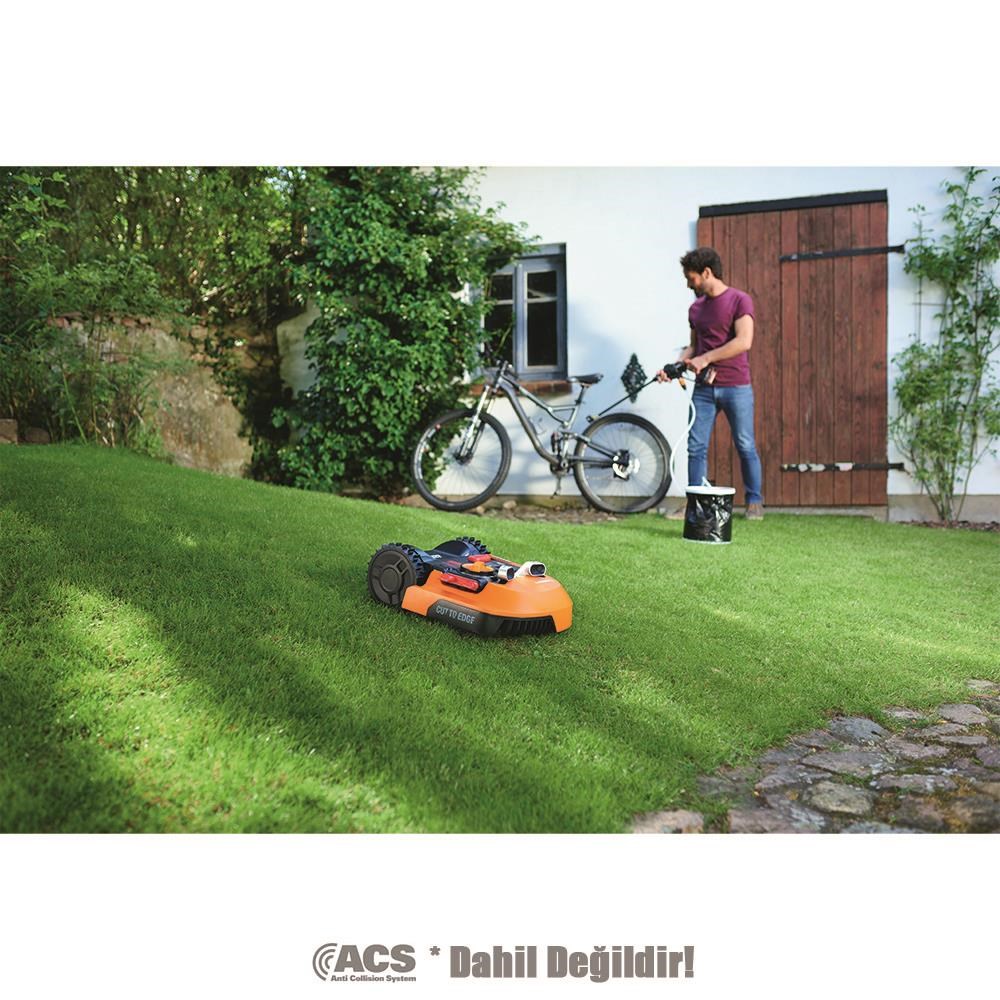WorxWORX WR165E 20Volt 2.0Ah. 18CM LANDROID Tam Otonom Kömürsüz Çim Biçme RobotuWR165E