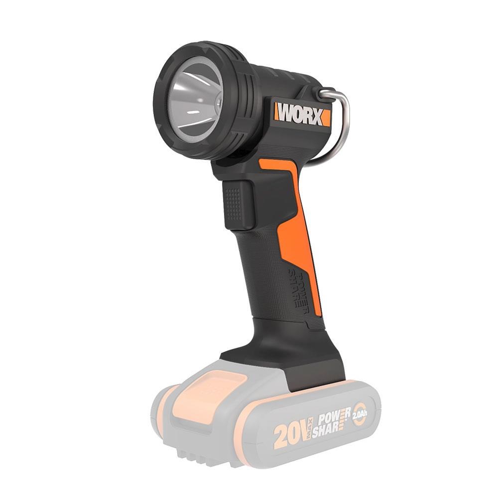 WorxWorx WX025.9 20Volt 160/350 Lümen Profesyonel Çok Fonksiyonlu Led Fener (Akü Dahil Değildir)WX025.9