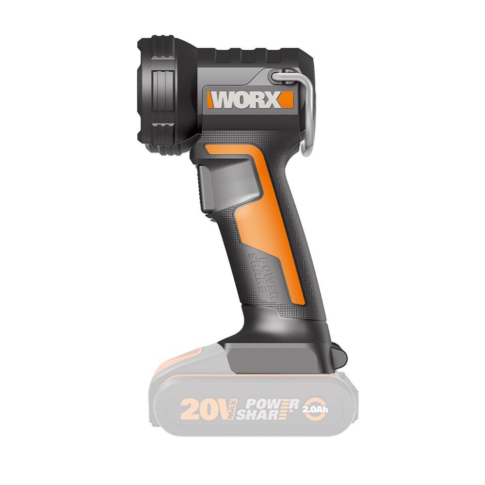 WorxWorx WX025.9 20Volt 160/350 Lümen Profesyonel Çok Fonksiyonlu Led Fener (Akü Dahil Değildir)WX025.9