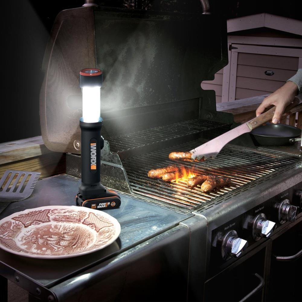 WorxWORX WX027.9 20Volt 510 Lümen Çok Fonksiyonlu Led Fener (Akü Dahil Değildir)WX027.9