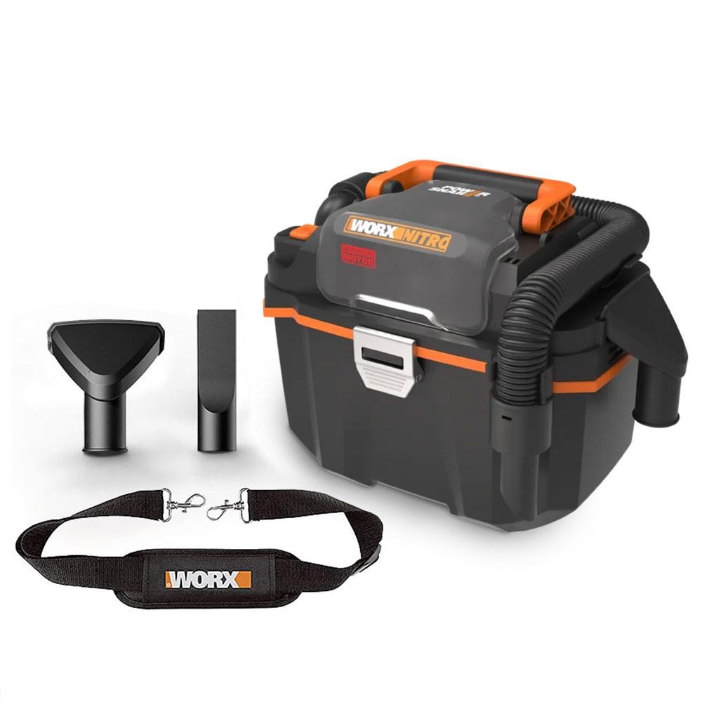 WorxWORX WX031.9 20Volt 200W/16Kpa Li-ion Kömürsüz Flexi Esnek Hortumlu Islak/Kuru Süpürge & Üfleme (Akü Dahil Değildir)WX031.9