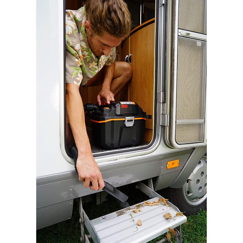 WorxWORX WX031.9 20Volt 200W/16Kpa Li-ion Kömürsüz Flexi Esnek Hortumlu Islak/Kuru Süpürge & Üfleme (Akü Dahil Değildir)WX031.9