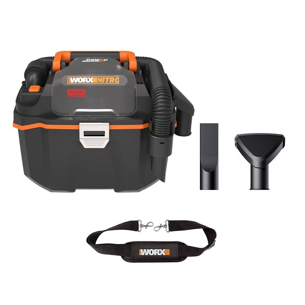 WorxWORX WX031.9 20Volt 200W/16Kpa Li-ion Kömürsüz Flexi Esnek Hortumlu Islak/Kuru Süpürge & Üfleme (Akü Dahil Değildir)WX031.9