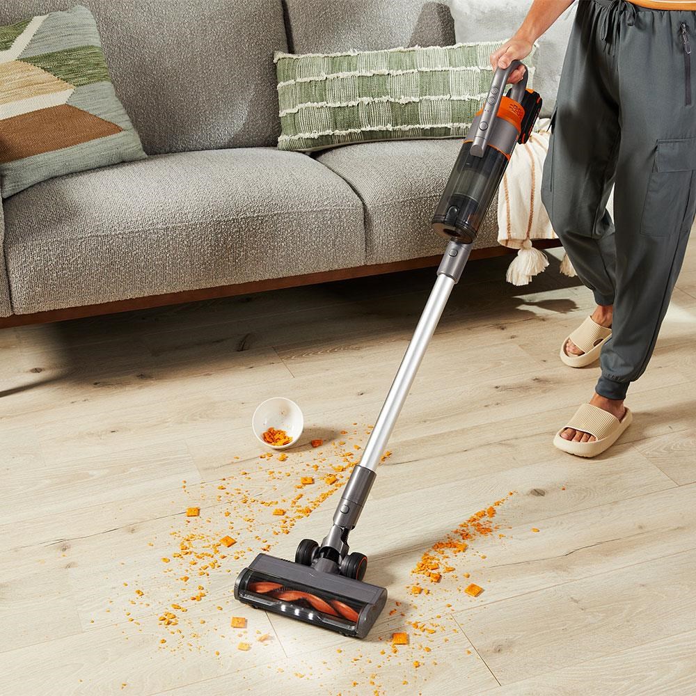WorxWORX WX038 20Volt 2.0Ah. Li-ion 105Watt Çift Akülü Kömürsüz Siklonik Sistem Şarjlı Dikey SüpürgeWX038